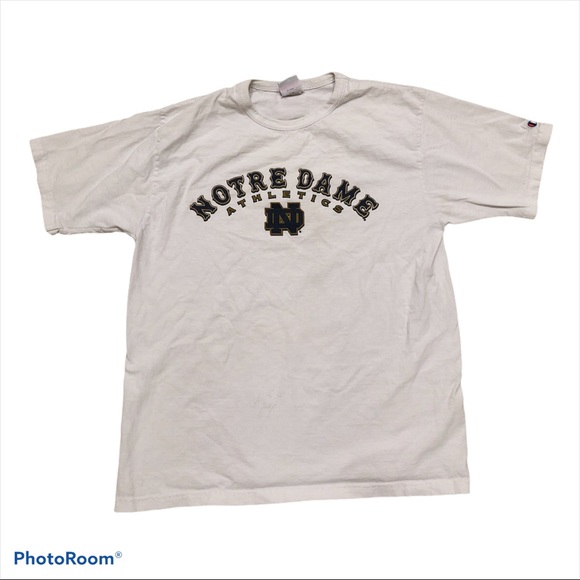 COPY - Vtg Champion Notre dame athletics shirt flaw large - Picture 5 of 11